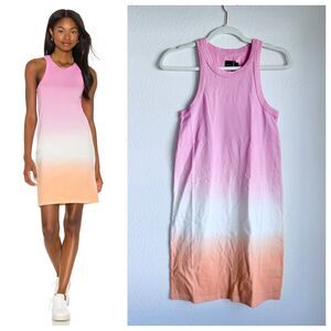 NWT Revolve WSLY The Rivington Weekend Dress in Helio & Cantaloupe Fade Size S